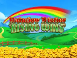 Rainbow Riches Rising Wins Slot - Climbing Multiplier UK Slot with Cascading Reels & 5,000x Max Win