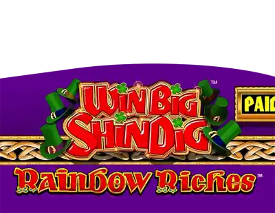 Rainbow Riches Win Big Shindig Slot - 96.46% RTP UK Slot with Shindig Bonus, Prize Wheel & 5,000x Max Win